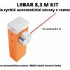 L9BAR 8,3 m Kit - sada rychlé automatické závory s ramenem 8,3 m